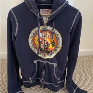 True Religion Brand “Buddha” Zip-Up Hoodie